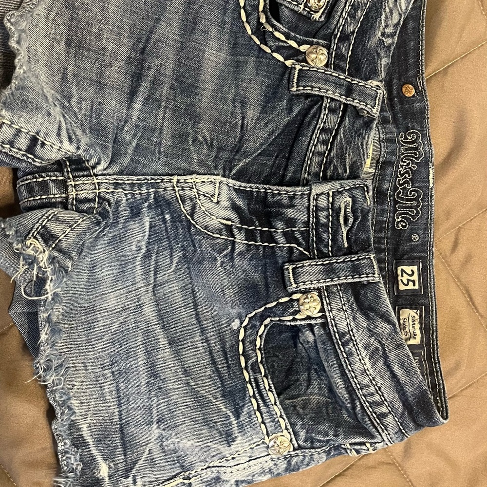 Miss Me Signature Denim Shorts